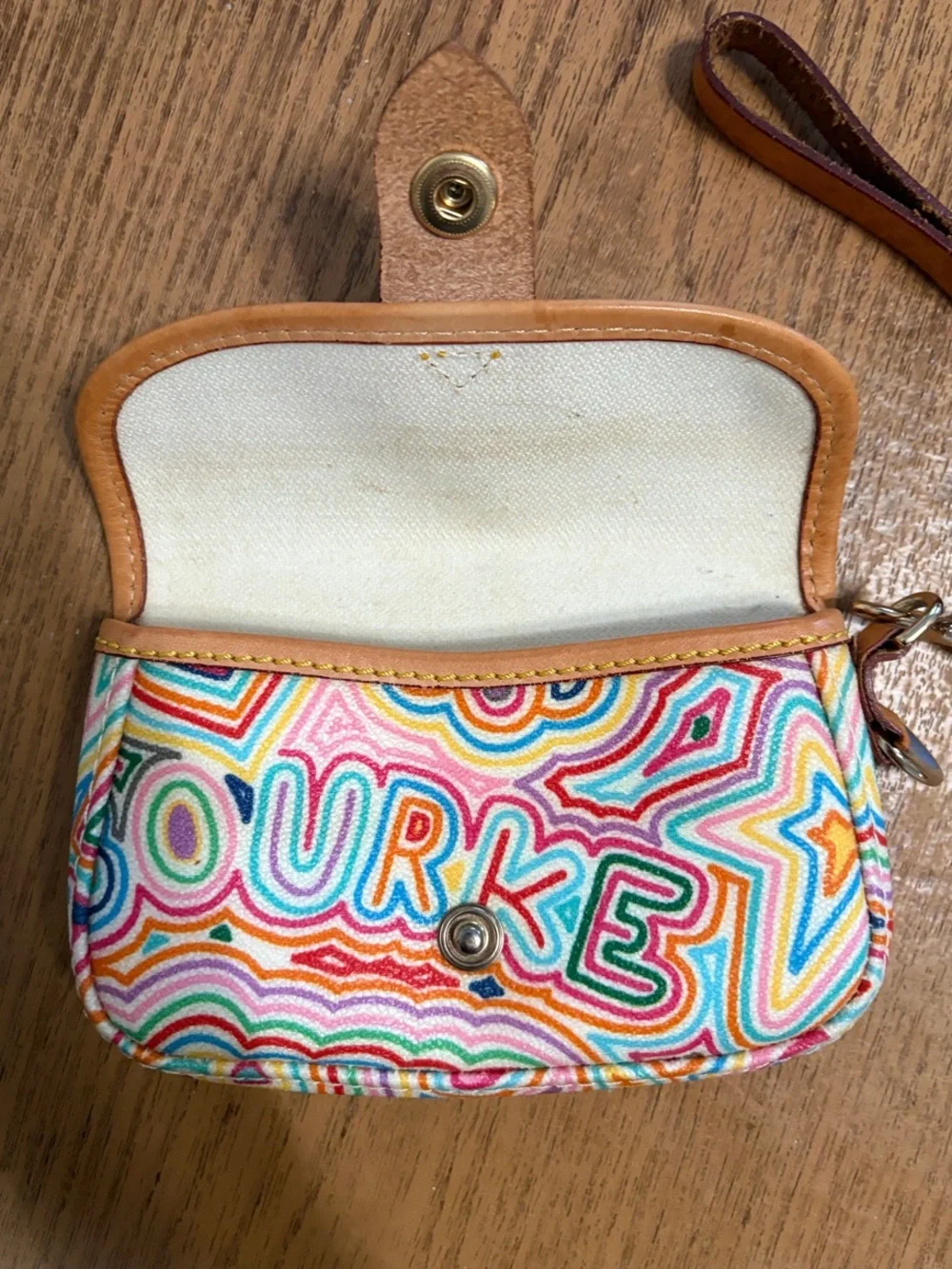 Colorful Dooney & Bourke Wristlet Clutch